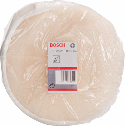 Kapak lustrimi Bosch Lambswool 180mm, për polirim, i bardhë