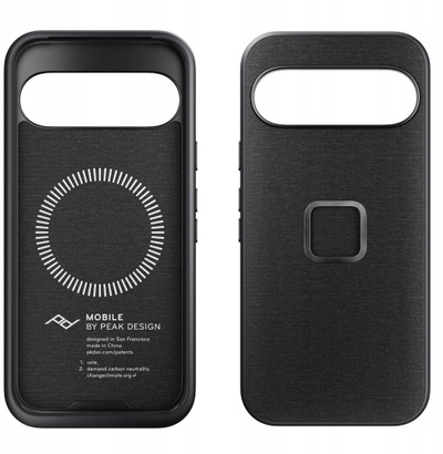 Куќиште за телефон Peak Design Everyday Fabric, за Google Pixel 9 Pro, SlimLink MagSafe, темно сива боја