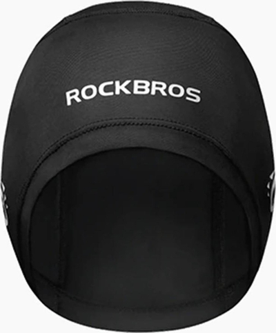 Kapelë çiklizmi Rockbros YPP037, verore nën helmetë, UPF50+, e zezë
