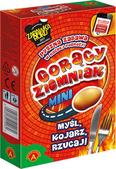 Lojë shoqërore Alexander Hot Potato Mini, version udhëtimi, për familje, shumëngjyrëshe