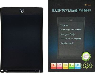 Tablet shkrimi Vega 8.5", ekran me ngjyra, me stylus, i zi