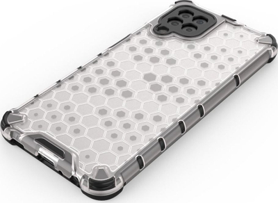 Kapak mbrojtës Hurtel Honeycomb për Samsung Galaxy A22 4G, xhel TPU, i zi