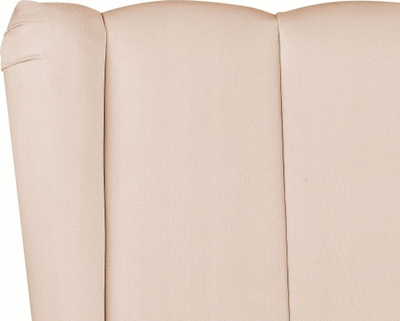 Shtrat Beliani Miribel King Size, 160 x 200 cm, velvet, beige