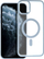 Mbulesë telefoni Matte Mag Cover, për iPhone 11 Pro Max, MagSafe, blu e tejdukshme