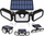 Lampë diellore rrugore LED, 100W, IP65 6000K, e zezë