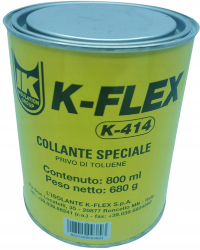 Лепак за изолација од гума К-Флекс K-414, 800ml, жолт