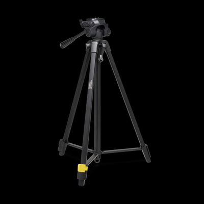 Tripod fotografie National Geographic NGPT002, 1.6 m, për kamera dhe smartphone, i zi