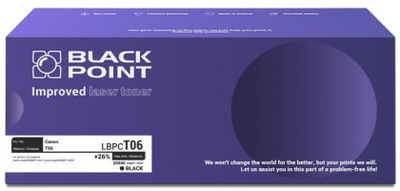 Тонер Black Point LBPCT06C BP S Plus Canon T06, со чип, црн