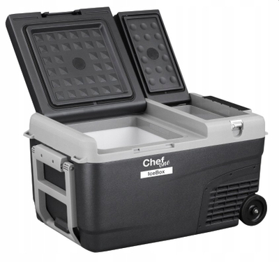 Frigorifer turistik Chefone IceBox M30, 26L, 12V 230V, gri grafit