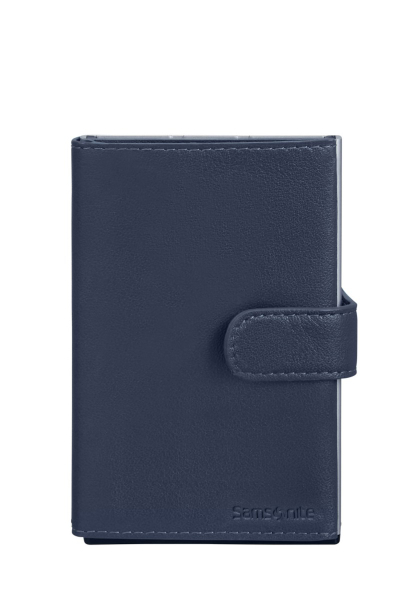 Kuleta & Portofol Samsonite Alu Fit Kartëmbajtës Me Shinë Ngjyrë Blu