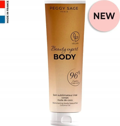 Krem trupi Peggy Sage Beauty Expert, shimmer, vaj kokosi, 150ml