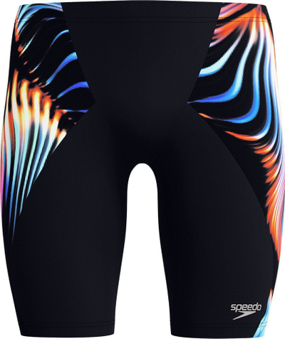 Rroba banje për meshkuj Speedo Club Training V-Cut Jammer, Endurance+, blu navy e kuqe