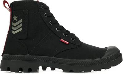 Çizme Palladium Pampa Hi Army 78583-008-M, tekstil, numër 36, të zeza