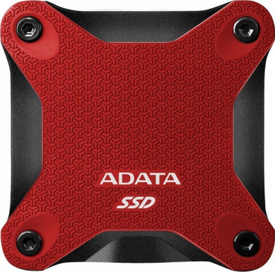 SSD i jashtëm ADATA SD620, 512GB, USB 3.2, i zi me të kuqe