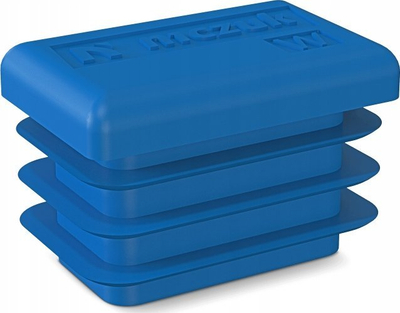 Kapak fundi profili MF Niczuk Cover, plastikë, 41 x 41 x 20 mm, blu