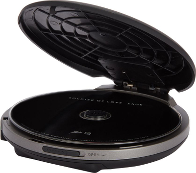 CD player portativ Aiwa PCD-810BK, ESP 120s, memorie 20 këngë, i zi gri