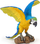 Figurë lodër PAPO Wild Animal Kingdom Blue, papagall Ara, shumëngjyrësh