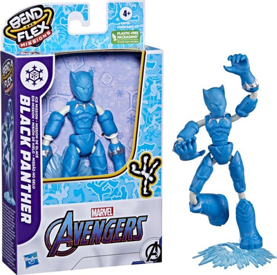 Figurë aksion Marvel Avengers Bend and Flex Missions, 15 cm, e lakuar, shumëngjyrëshe