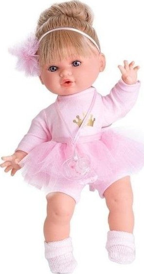 Kukull balerinë Antonio Juan Dato Doll, 30cm, trup vinyl, rozë