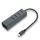 Qendër USB-C I-tec Metal, 3 porta, Gigabit Ethernet, e zezë