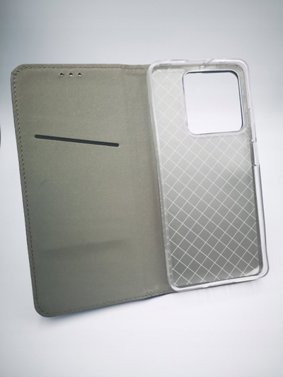Këllëf libri për Xiaomi Redmi Note 13 5G, smart case, me xhep kartash, blu navy