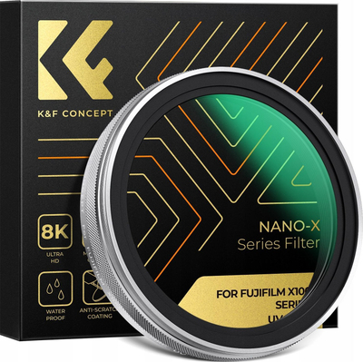 Filter UV K&amp;F Concept Nano X MRC, 52mm, për Fujifilm X100 X100V X100F, i zi
