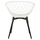 Kolltuk Ariadne 63x56x80Hcm (HM8001.21), bardhë/ zezë