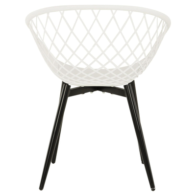 Kolltuk Ariadne 63x56x80Hcm (HM8001.21), bardhë/ zezë