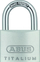 Dry sigurie Abus Titalium 64TI 40, 40mm, trup alumini, argjend