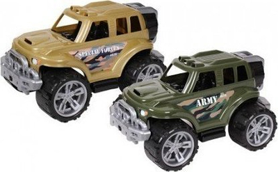 Makina lodër off-road Technok Auto 4609, plastike, me rrota të mëdhaja, jeshile