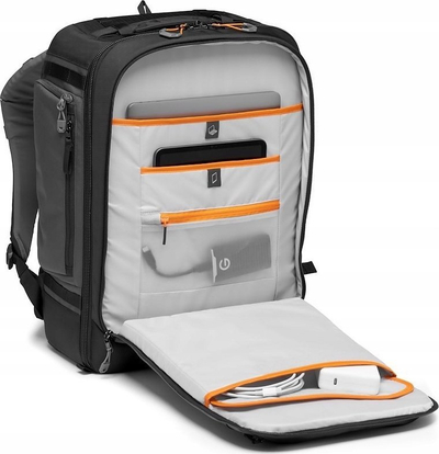 Фотографска ранка Lowepro Pro Trekker BP 450 AW II, за DSLR и објективи, простор за лаптоп 15\", сива