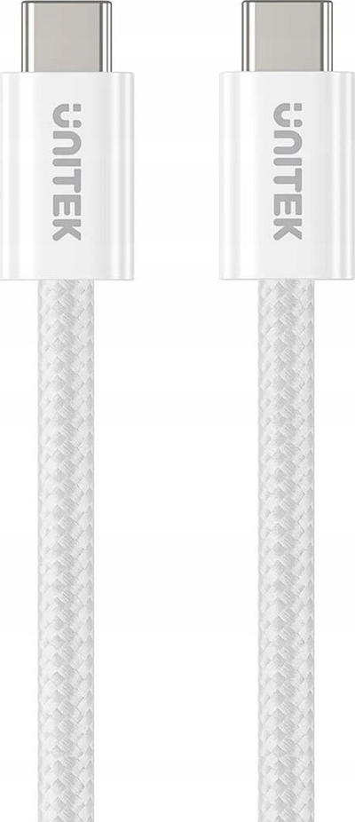 Kabllo magnetike USB‑C Unitek, PD 100W, 1m, e bardhë