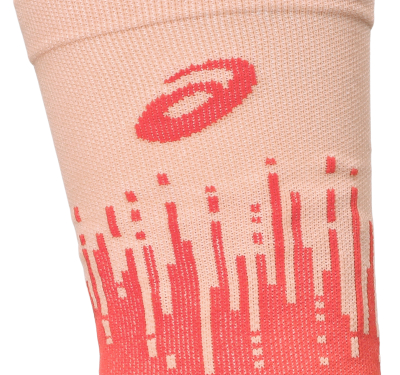 Çorape Asics Performance Run Sock Crew 3013A977, sportive, rozë