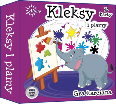 Игра со карти ABINO Blots And Stains, 32 карти, многубојни