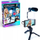 Set vlogimi Studio Creator INF 033, tripod me mikrofon, dritë LED, i bardhë