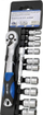 Set veglash Adler 3553.1, 12 pjesë, 1/4"