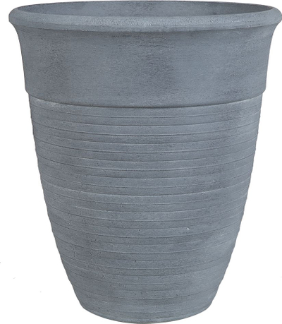Vazo lulesh KATALIMA SL6231B, 50 cm, plastike, gri