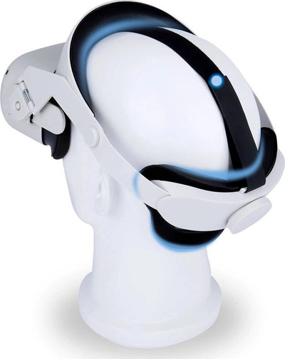 Rrip koke GOMRVR për Oculus Quest 1/2, i rregullueshëm, ergonomik, i bardhë