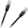 Kabllo rrjeti Rebel Patchcord UTP CAT6, 0.25m, RJ45 plug–plug, e zezë