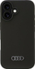 Kapak silikoni Audi AU LSRIP16 Q3 D1 për iPhone 16 6.1", hardcase, i zi