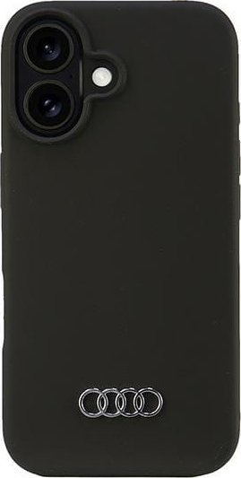 Kapak silikoni Audi AU LSRIP16 Q3 D1 për iPhone 16 6.1", hardcase, i zi