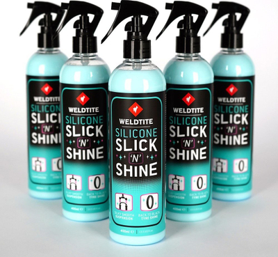 Sprej silikoni për biçikletë Weldtite Silicone Polish, 400ml, mbrojtës, transparent