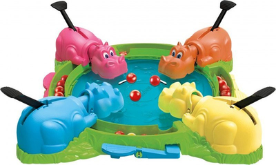 Lojë tavoline Hasbro Hungry Hungry Hippos, për 2‑4 lojtarë, 4+ vjeç, shumëngjyrëshe