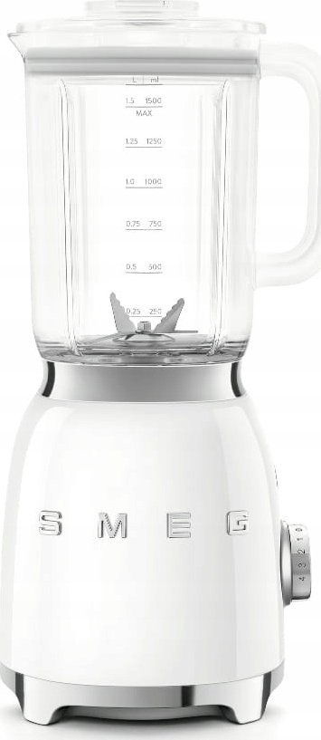 Блендер со чаша Smeg BLF03WHEU, 1.5L, 800W, бел