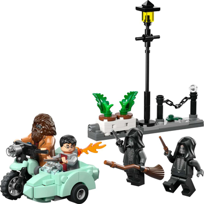 Set lodër LEGO Harry Potter 76459 Hagrid and Harrys Privet Drive Escape, 172 pjesë, 8+ vjeç, shumëngjyrësh