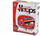Set basketbolli për kalamaj Adar Hoops, lartësi 140 cm, për brenda dhe jashtë, i kuq