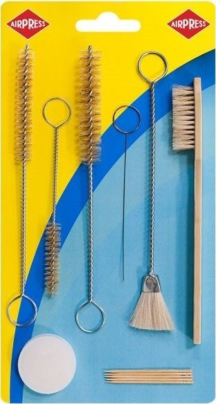 Set furçash për pistoletë boje, 12 pjesë, paketim blister