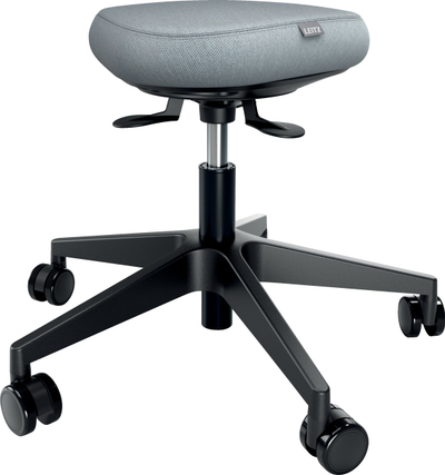 Stol zyre Leitz Ergo Active, ergonomik, me rrota, gri