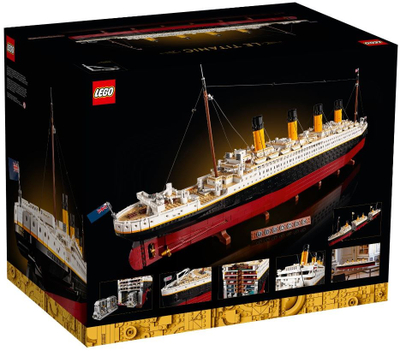 Set LEGO Icons Titanic 10294, model koleksionues, mbi 9000 pjesë, shumëngjyrësh