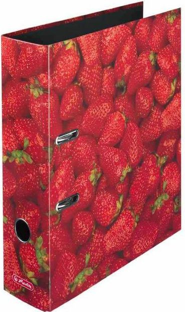 Dosje arkivi Herlitz 10485126, A4, shpinë 8 cm, me figura luleshtrydhe